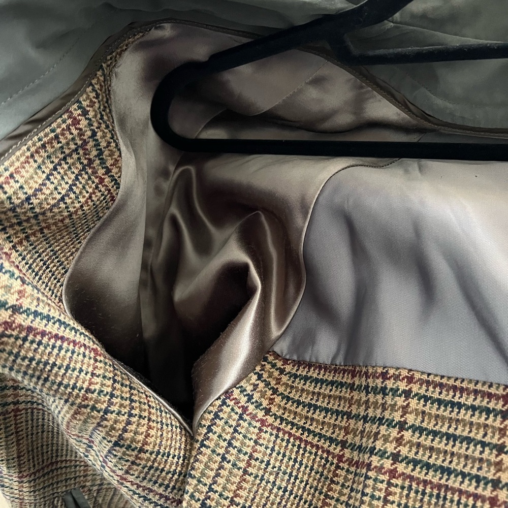 Vintage Newport Harbor Forest Green Trench Coat - Picture 8 of 11